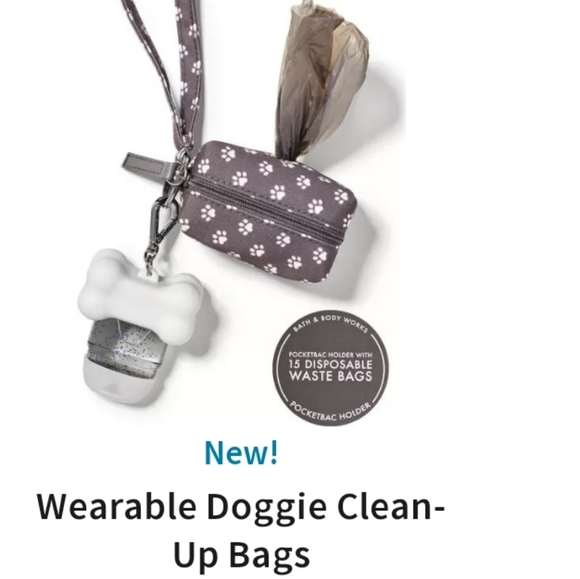 🐕‍🦺🤲NWT‼️BBW Wearable Doggie Holder w/ Clean-up Baggies w/ 5pk of Sanitizers - Picture 6 of 12
